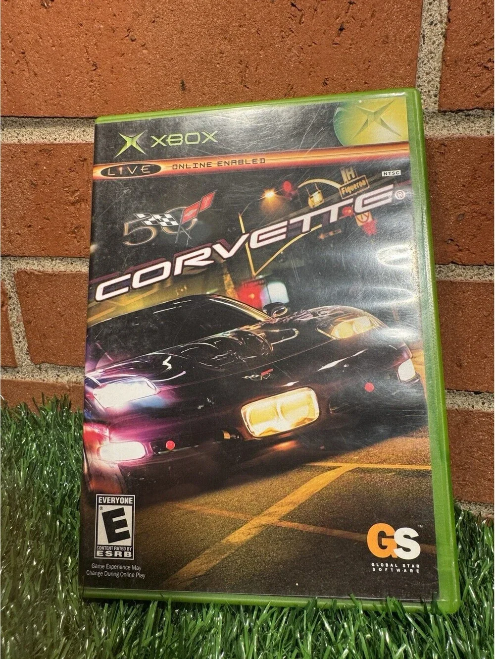 2004 Xbox Corvette Racing Game With Case And Manual